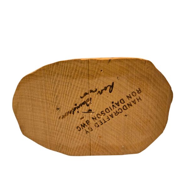 Carved Sculpture Of Two Faces  Viking  Native American Signed Art Handmade - Picture 9 of 16